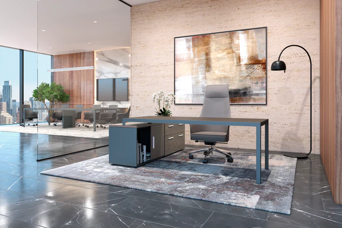 Venta de escritorio para oficina con almacenamiento funcional y diseño ejecutivo