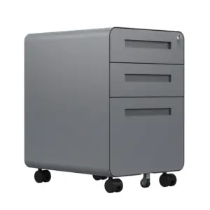 Archivero Billy para organizar documentos Cajonera metálica de 3 niveles para oficina con cerradura