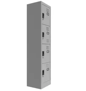 Lockers metálicos 4 puertas para oficina y escuelas en Guadalajara
