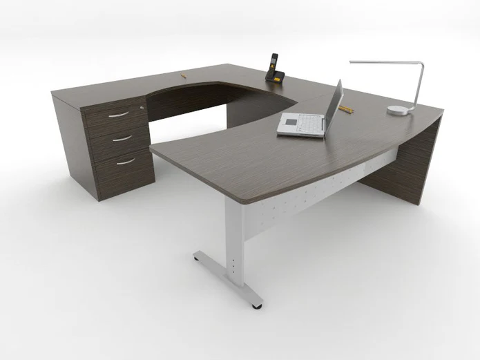 Escritorio ejecutivo de madera para oficina profesional