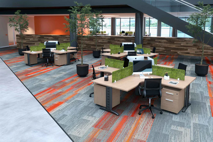 Diseño moderno de muebles ergonómicos para oficina ideales para espacios corporativos