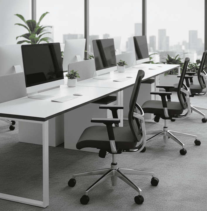 Sillas ejecutivas de malla ergonómica para oficinas en Guadalajara