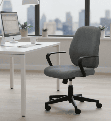 Sillas ejecutivas de tela ergonómicas en oficinas modernas en Guadalajara