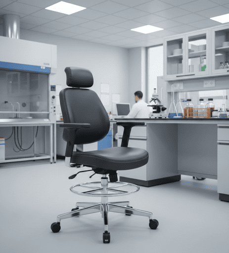 Sillas ergonómicas para laboratorios en espacios profesionales